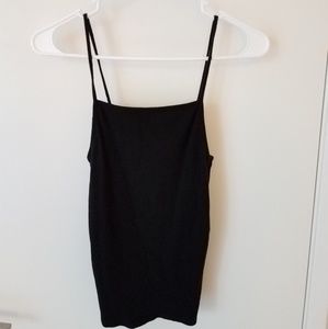 Black Tank Crop Top